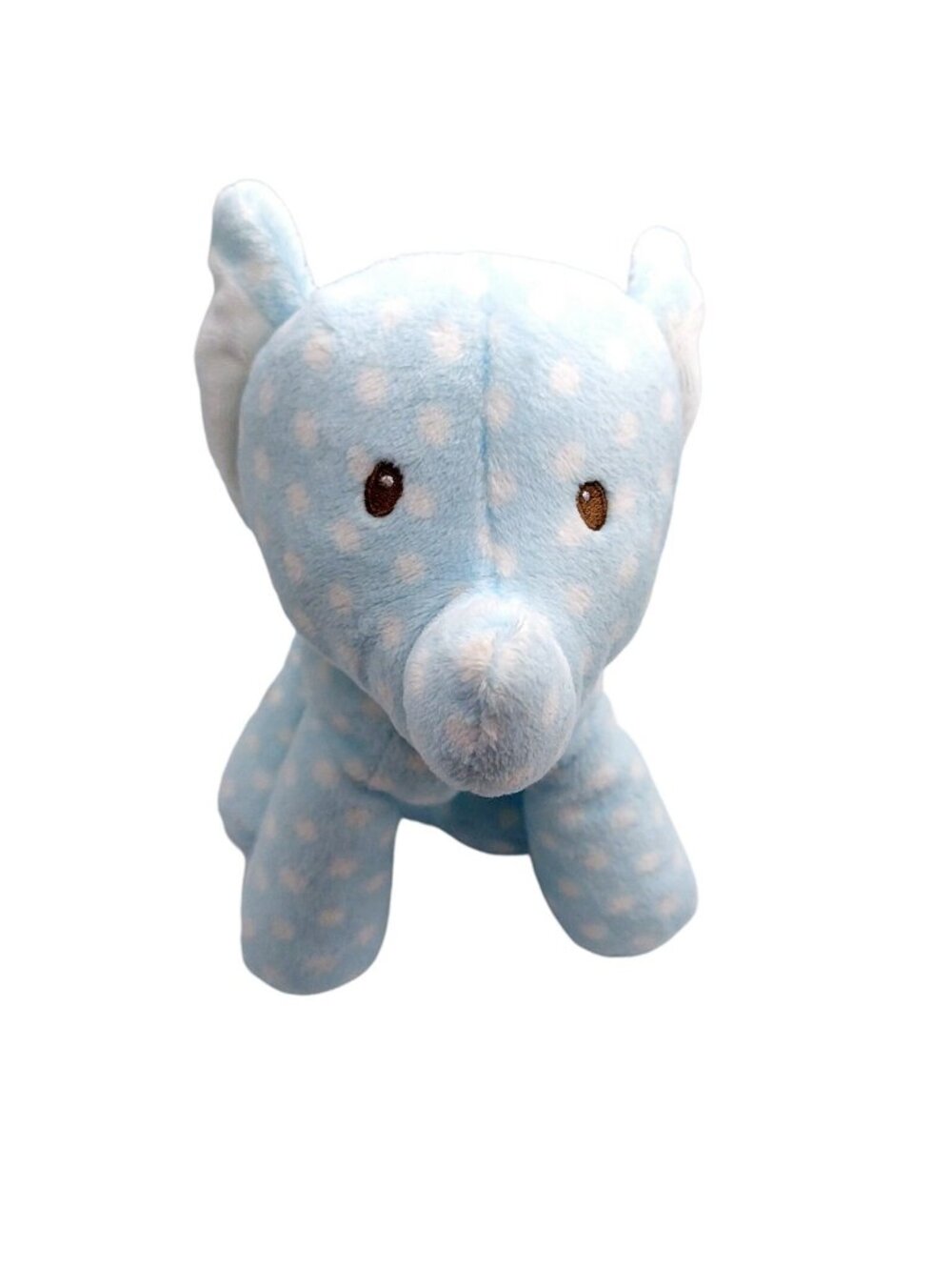 Gund Lolly Plush Blue White Polka Dot Elephant Friends Stuffed 8"